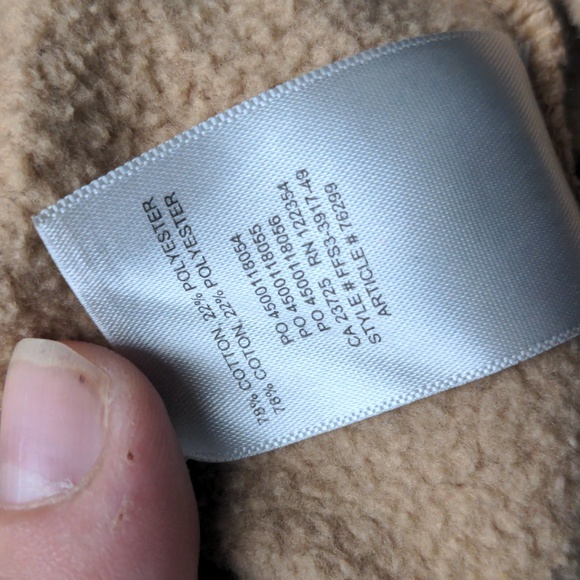 Aritzia TnA Tan Cropped Crewneck Sweatshirt Size Small - Picture 5 of 5